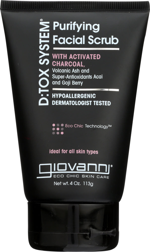 GIOVANNI COSMETICS: D:tox System Purifying Facial Scrub Step 2, 4 oz - Vending Business Solutions