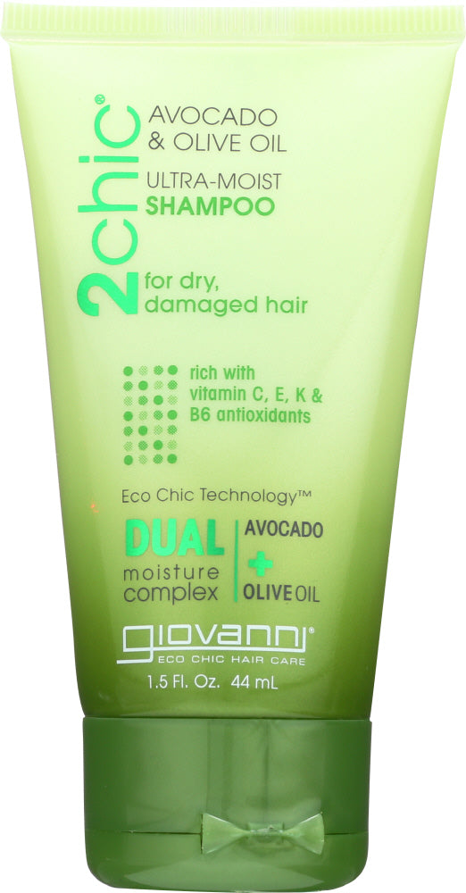 GIOVANNI COSMETICS: 2Chic Avocado and Olive Oil Shampoo, 1.5oz - Vending Business Solutions