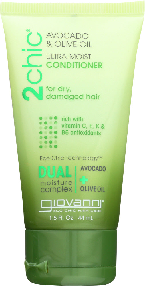 GIOVANNI COSMETICS: 2Chic Avocado and Olive Oil Conditioner, 1.5oz - Vending Business Solutions