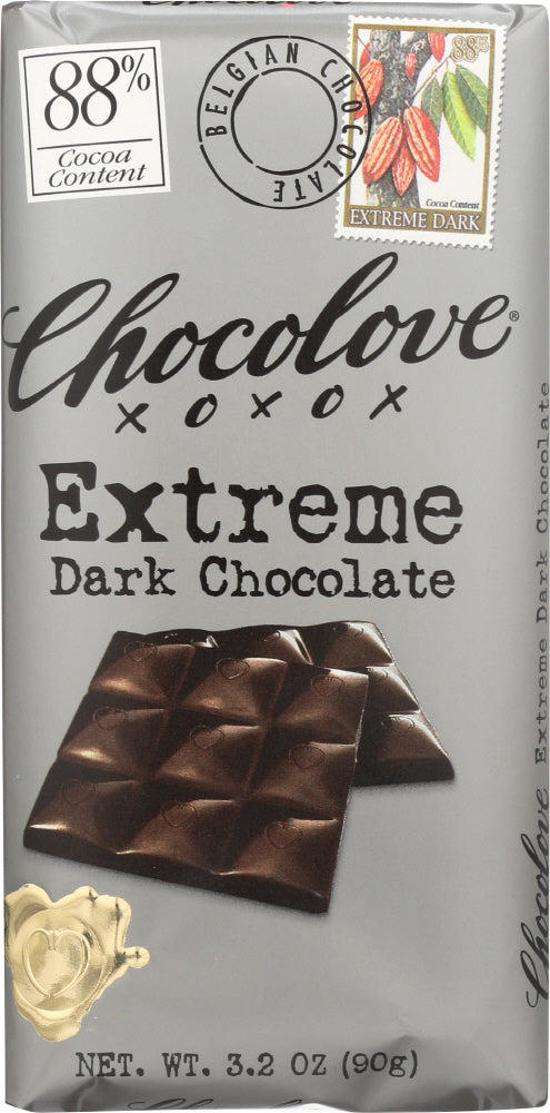 CHOCOLOVE: Extreme Dark Chocolate Bar, 3.2 oz - Vending Business Solutions