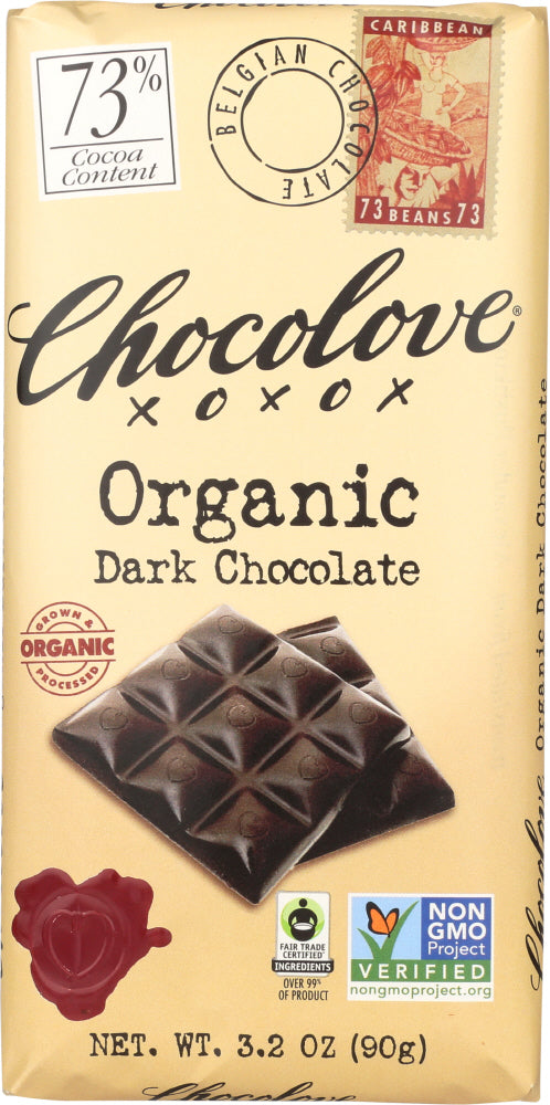 CHOCOLOVE: Organic Dark Chocolate Bar, 3.2 oz - Vending Business Solutions