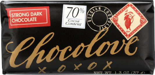 CHOCOLOVE: Mini Dark Chocolate Bar Strong, 1.3 oz - Vending Business Solutions