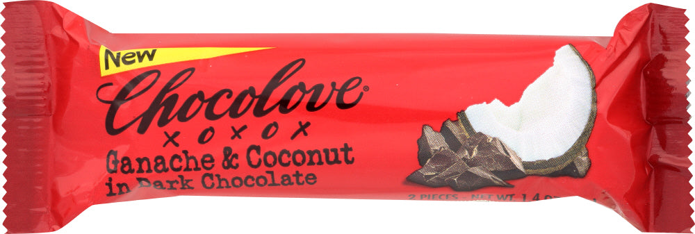 CHOCOLOVE: Dark Chocolate Bar Canache Coconut, 1.41 oz - Vending Business Solutions