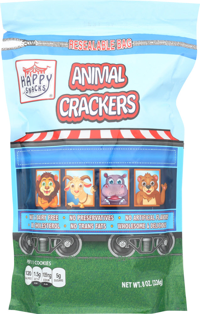 HAPPY SNACKS: Cracker Vanilla Animal, 8 oz - Vending Business Solutions
