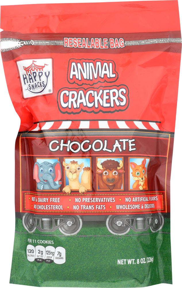 HAPPY SNACKS: Cracker Chocolate Animal, 8 oz - Vending Business Solutions