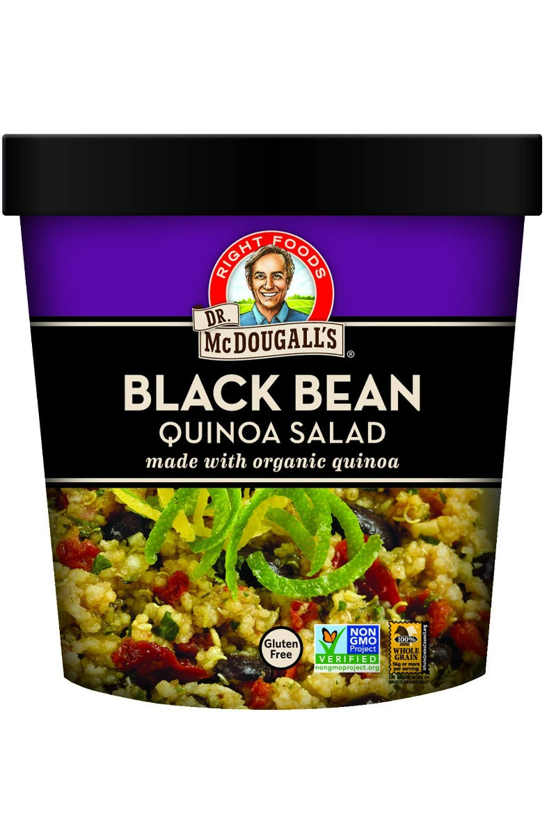DR MCDOUGALLS: Black Bean Quinoa Salad, 2.6 oz - Vending Business Solutions