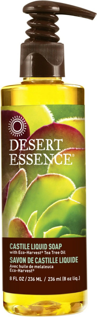 DESERT ESSENCE: Soap Liquid Castile, 8 oz - Vending Business Solutions