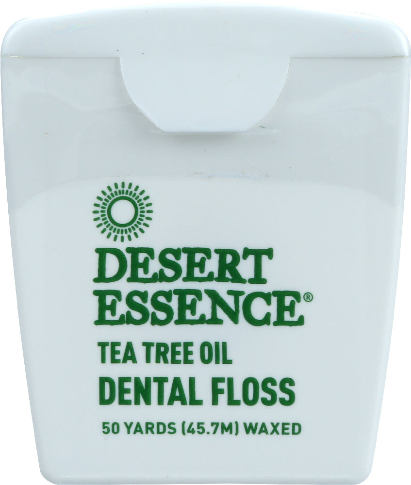 DESERT ESSENCE: Dental Floss Tea Tree Oil, 50 Yards - Vending Business Solutions