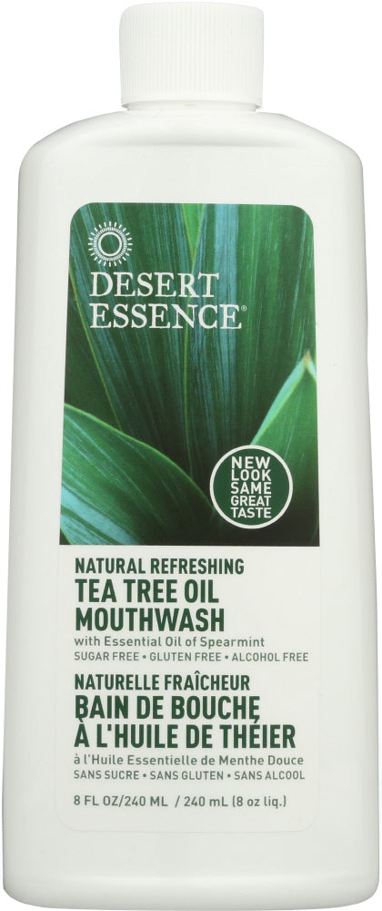 DESERT ESSENCE: Tea Tree Oil Mouthwash, 8 oz - Vending Business Solutions