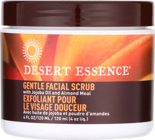 DESERT ESSENCE: Gentle Stimulating Facial Scrub, 4 oz - Vending Business Solutions