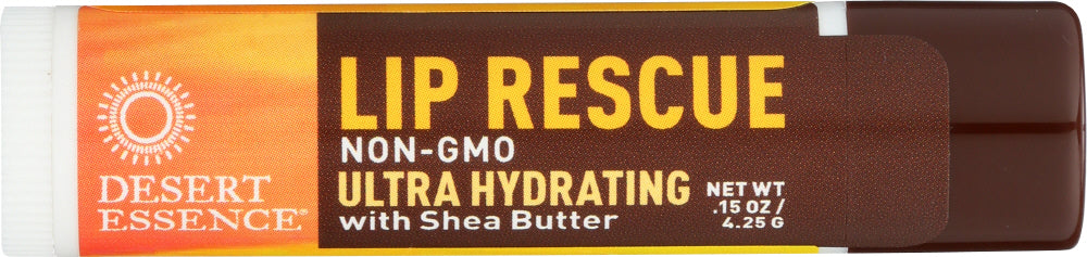 DESERT ESSENCE: Lip Rescue Ultra Hydrating with Shea Butter, 0.15 oz - Vending Business Solutions