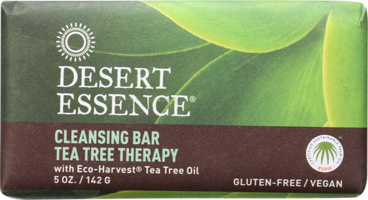 DESERT ESSENCE: Cleansing Bar Tea Tree Therapy, 5 oz - Vending Business Solutions