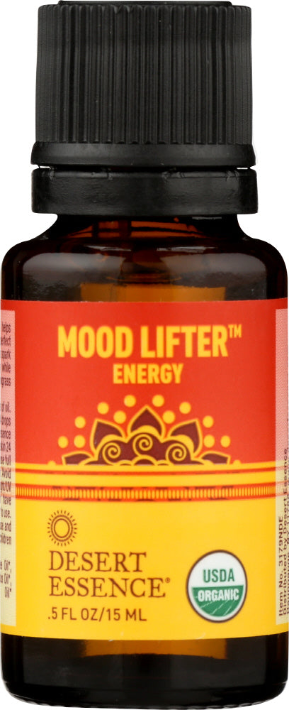 DESERT ESSENCE: Mood Lifter Organic Essential Oil Blend, 0.5 oz - Vending Business Solutions