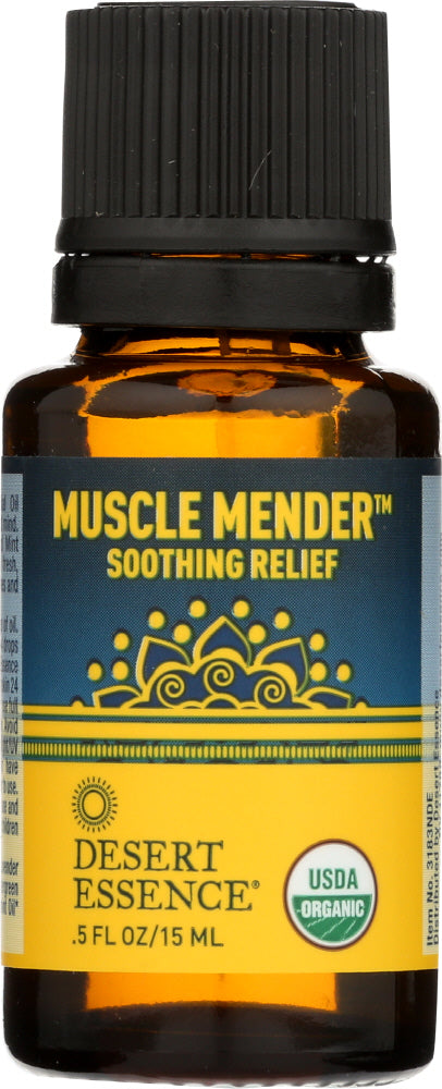 DESERT ESSENCE: Oil Essential Muscle Mender Organic, .5 fl oz - Vending Business Solutions