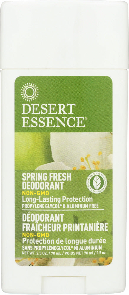 DESERT ESSENCE: Deodorant Spring Fresh, 2.5 fl oz - Vending Business Solutions