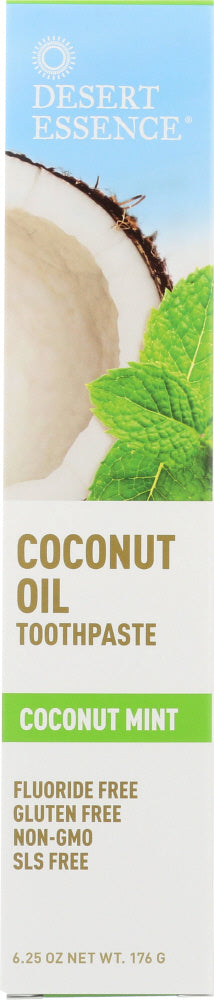 DESERT ESSENCE: Toothpaste Coconut Oil, 6.25 oz - Vending Business Solutions