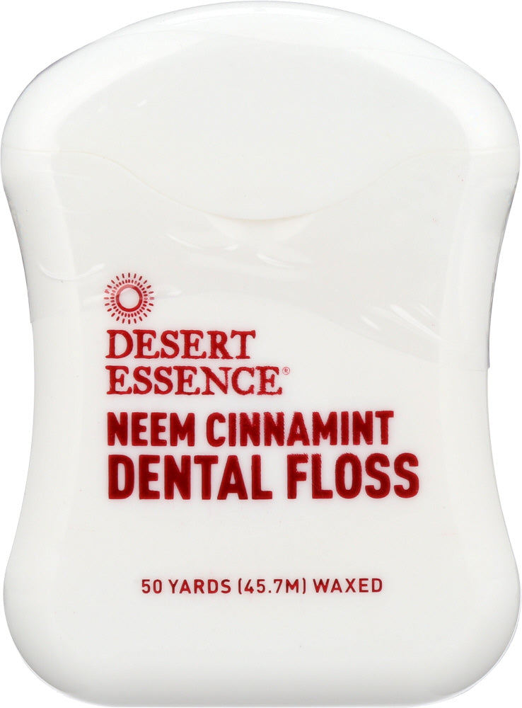 DESERT ESSENCE: Neem Cinnamint Dental Floss, 1 ea - Vending Business Solutions