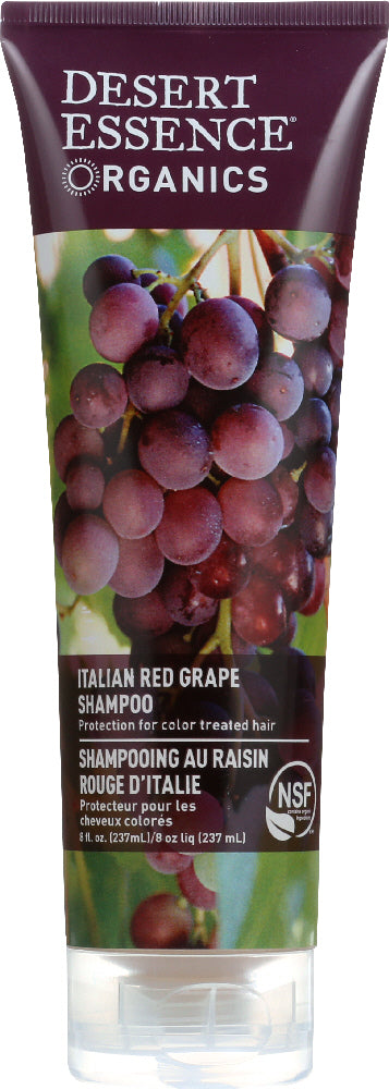 DESERT ESSENCE: Organics Shampoo Italian Red Grape, 8 oz - Vending Business Solutions