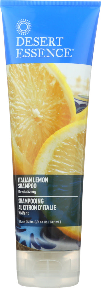 DESERT ESSENCE: Italian Lemon Shampoo Revitalizing, 8 oz - Vending Business Solutions