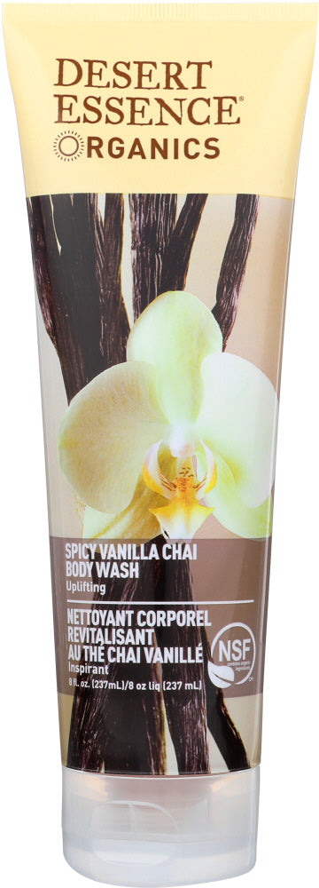 DESERT ESSENCE: Body Wash Vanilla Chai, 8 fl oz - Vending Business Solutions