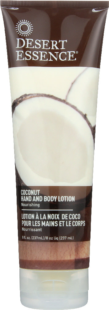 DESERT ESSENCE: Organics Hand and Body Lotion Coconut, 8 oz - Vending Business Solutions