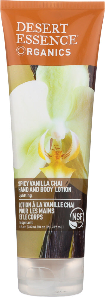 DESERT ESSENCE: Organic Hand & Body Lotion Spicy Vanilla Chai, 8 oz - Vending Business Solutions