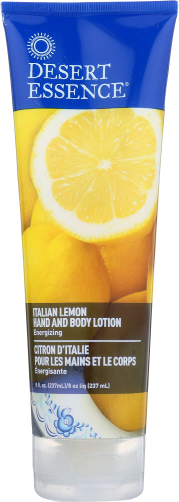 DESERT ESSENCE: Hand and Body Lotion Italian Lemon, 8 oz - Vending Business Solutions