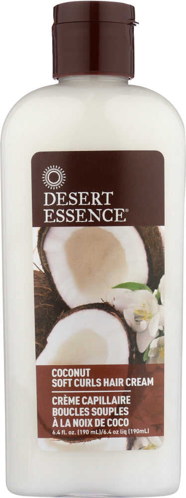 DESERT ESSENCE: Coconut Soft Curls Hair Cream, 6.4 oz - Vending Business Solutions