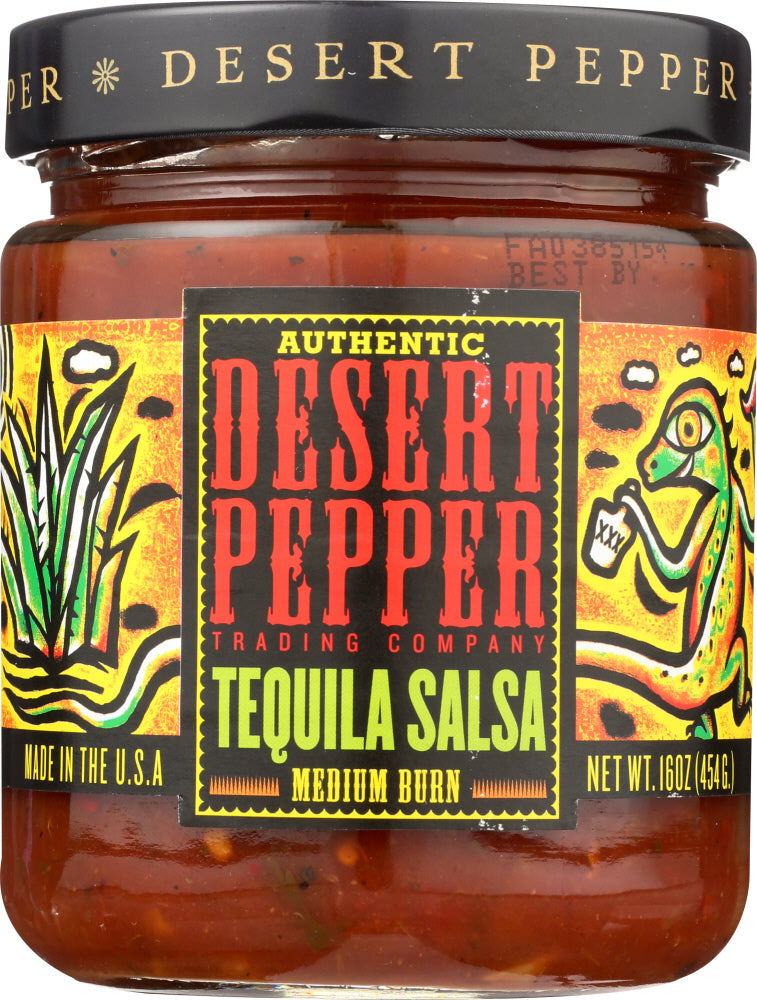 DESERT PEPPER: Tequila Salsa, 16 oz - Vending Business Solutions