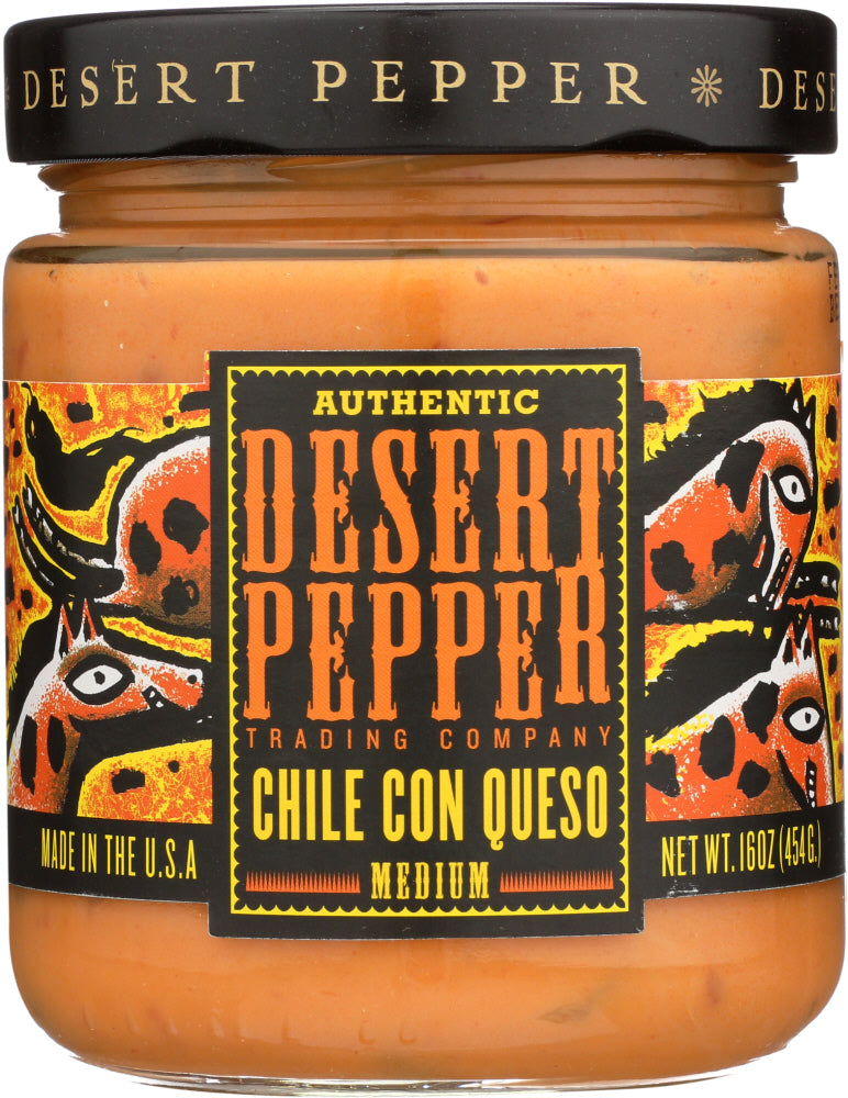 DESERT PEPPER: Chile Con Queso Medium, 16 oz - Vending Business Solutions
