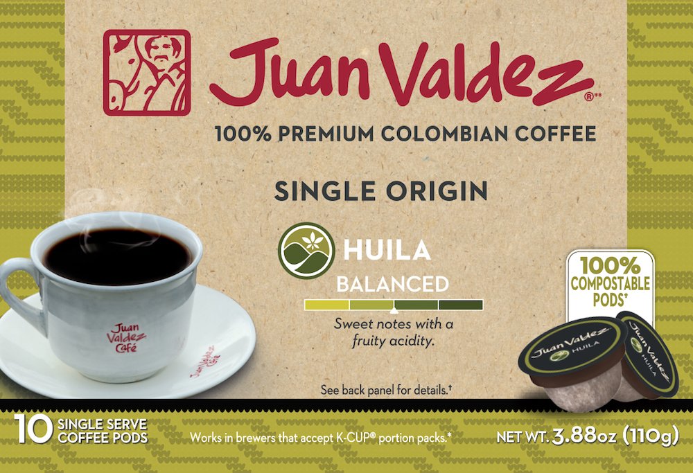 JUAN VALDEZ: Coffee Drip Single Huila, 3.88 oz - Vending Business Solutions