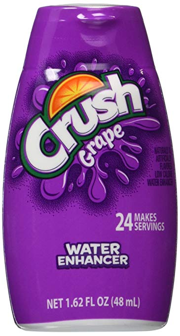 CRUSH WATER ENHANCER: Drink Mix Water Grapes, 1.62 oz - Vending Business Solutions