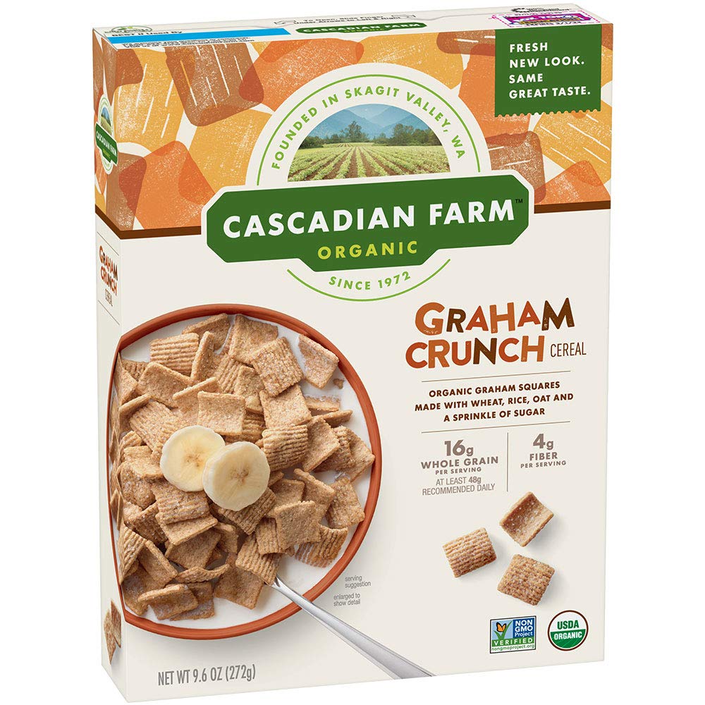 CASCADIAN FARM: Graham Crunch Cereal, 9.6 oz - Vending Business Solutions