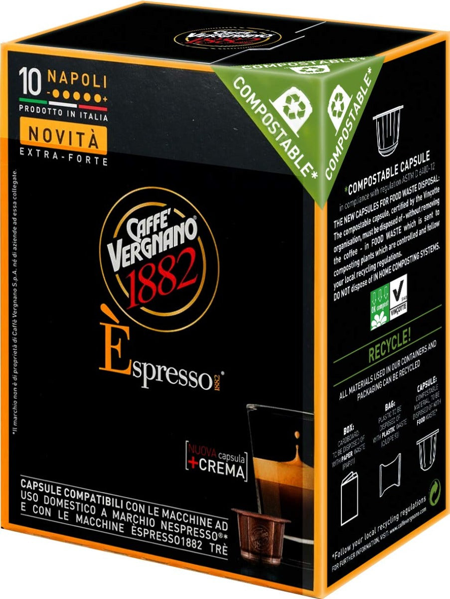 CAFE VERGNANO: Espresso Napoli Capsule, 4.94 oz - Vending Business Solutions