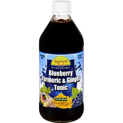 DYNAMIC HEALTH: Tonic Blueberry Turmeric Ginger, 16 fo - Vending Business Solutions