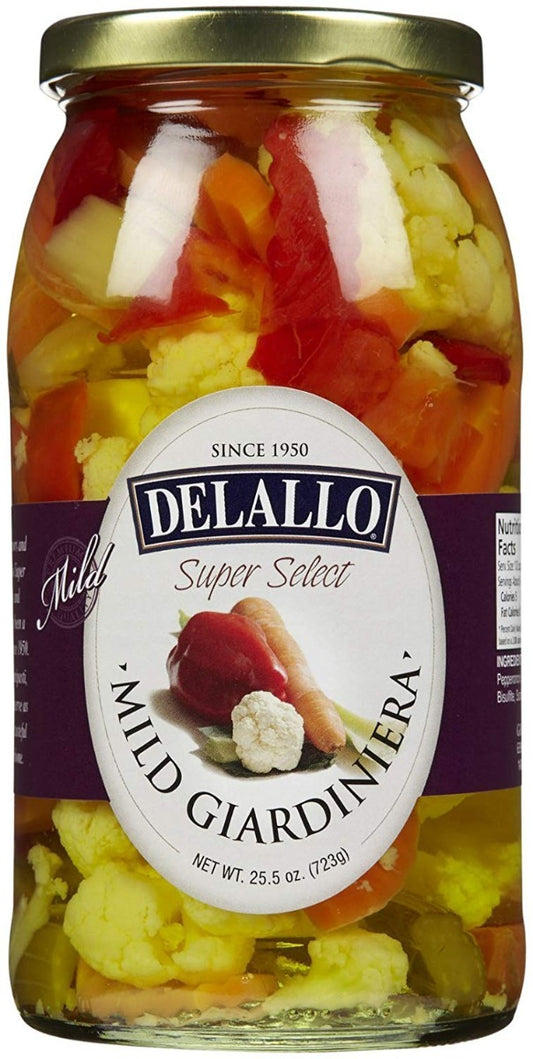 DELALLO: Mild Giardiniera, 25.5 oz - Vending Business Solutions