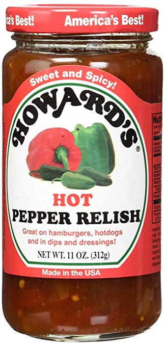 HOWARDS: Relish Hot Pepper, 11 oz - Vending Business Solutions