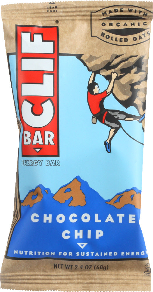 CLIF BAR: Chocolate Chip Energy Bar, 2.4 oz - Vending Business Solutions