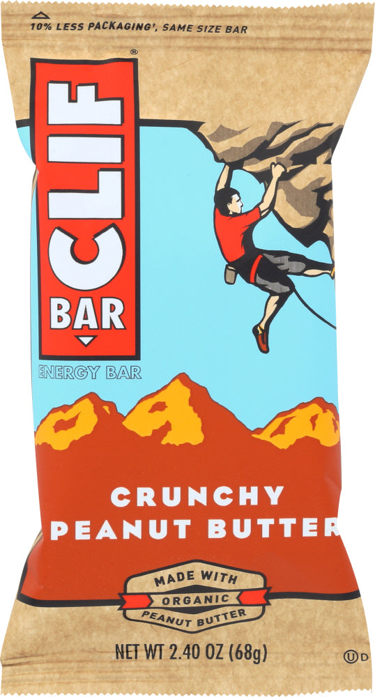 CLIF BAR: Crunchy Peanut Butter Energy Bar, 2.4 oz - Vending Business Solutions