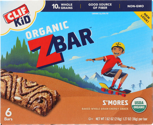 CLIF KID: Zbar Smores 6 pk, 7.62 oz - Vending Business Solutions