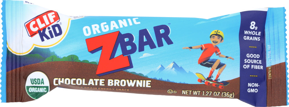 CLIF KID: Organic Zbar Chocolate Brownie, 1.27 oz - Vending Business Solutions