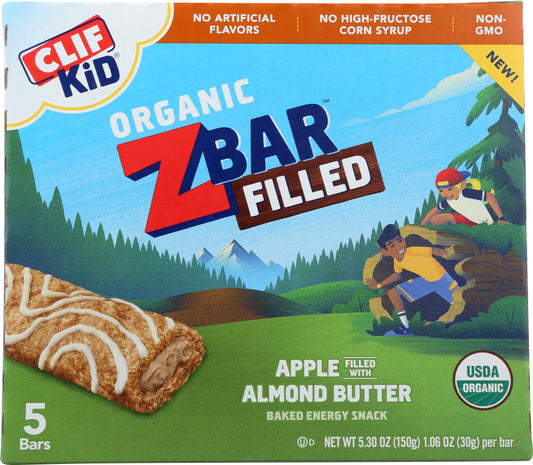 CLIF KID: Bar Filled Apple Almond Butter, 5.3 oz - Vending Business Solutions