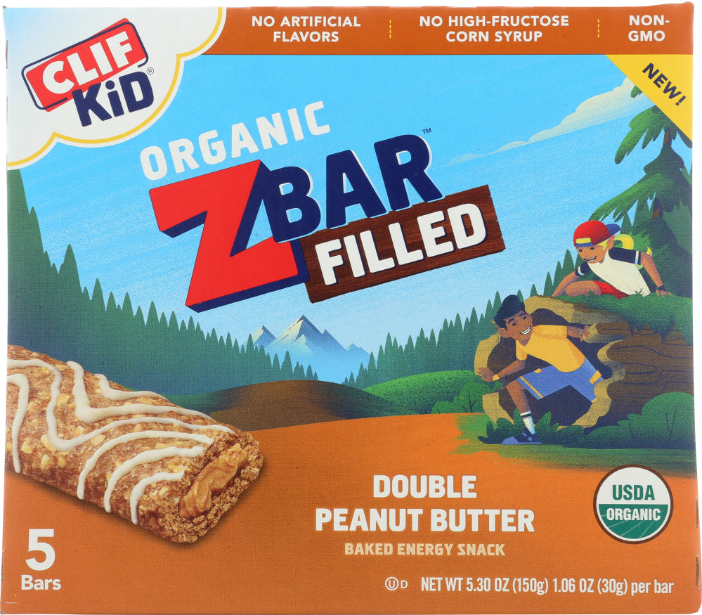 CLIF KID: Bar Double Peanut Butter, 5.3 oz - Vending Business Solutions