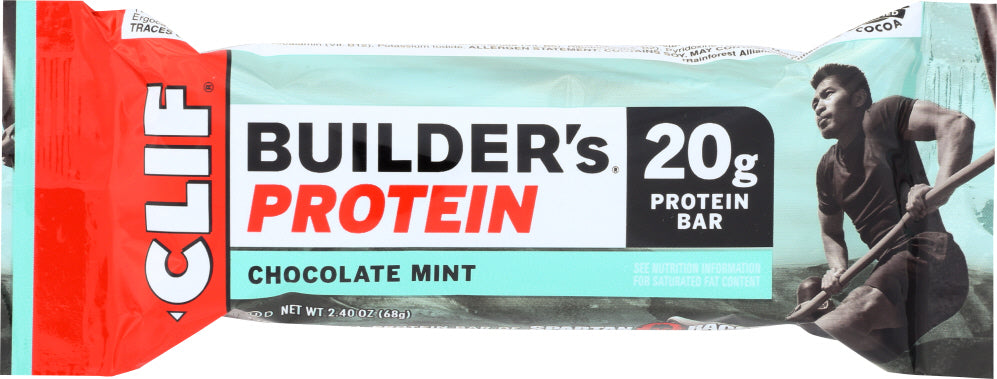 CLIF BUILDER: Protein Bar Chocolate Mint, 2.4 oz - Vending Business Solutions