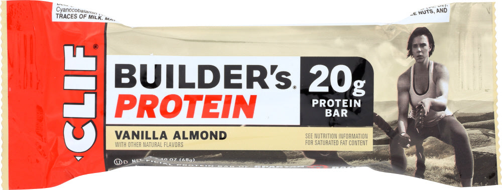 CLIF BUILDER: Protein Bar Vanilla Almond, 2.4 oz - Vending Business Solutions