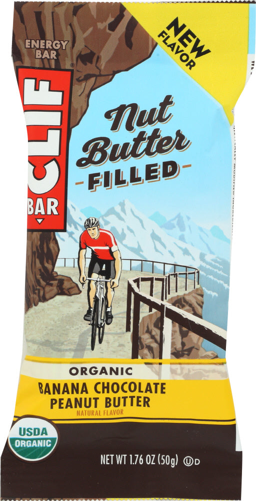 CLIF: Bar Nut Butter Filled Organic Banana Chocolate Peanut Butter, 1.76 oz - Vending Business Solutions