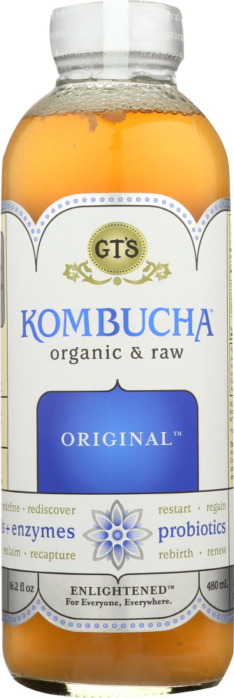 GT'S ENLIGHTENED KOMBUCHA: Organic Raw Kombucha Original, 16 Oz - Vending Business Solutions