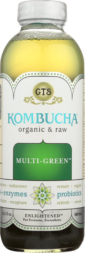 GT'S ENLIGHTENED KOMBUCHA: Multi Green Tea, 16 oz - Vending Business Solutions