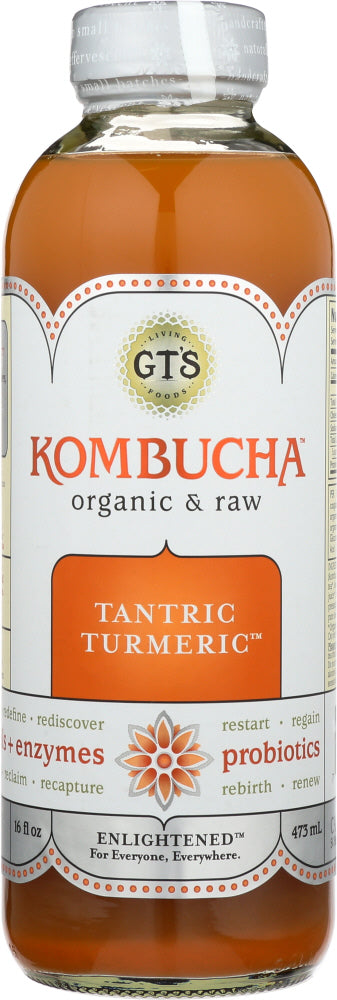 GT'S ENLIGHTENED KOMBUCHA: Turmeric Tantric, 16 oz - Vending Business Solutions
