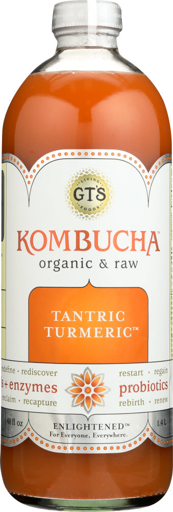 GT'S KOMBUCHA: Enlightened Synergy Tantric Turmeric, 48 oz - Vending Business Solutions